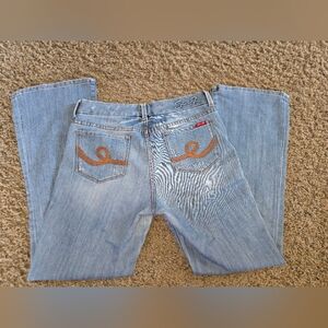 Seven7 Light Blue Women's Bootcut Jeans